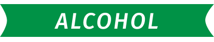 アルコールコーナーのリボン