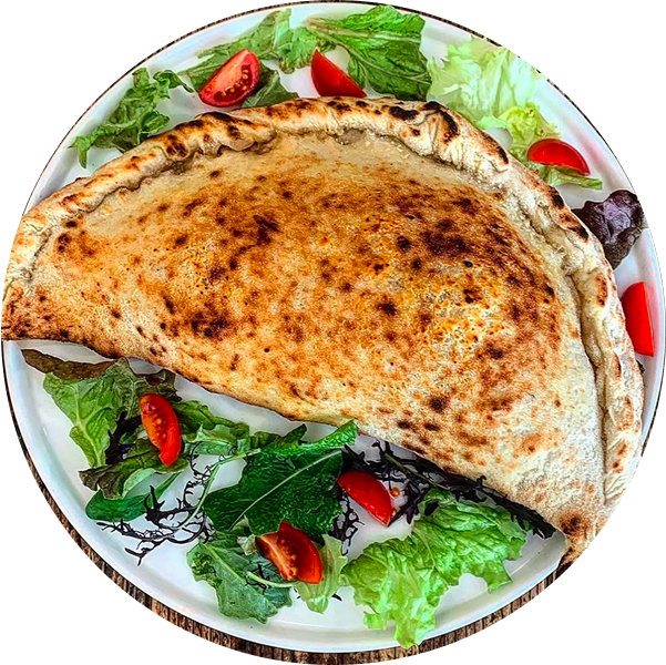 ピザ、カルツォーネの画像