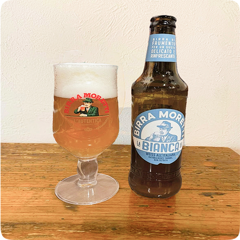 看板メニューイタリアのビール