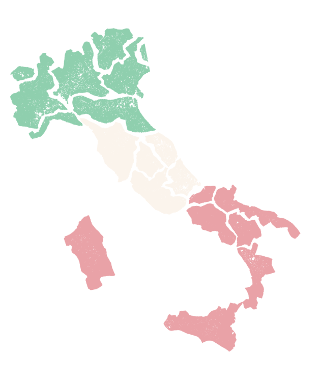 イタリアの地図